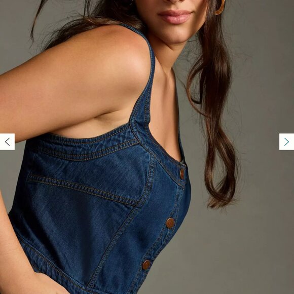 Pilcro Denim Dress 1X - Picture 2 of 9